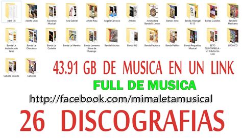 Mega Discografias Completas – Información Musical.